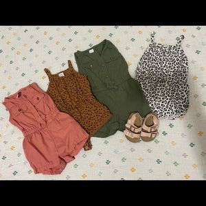 Old navy 3-6 romper bundle